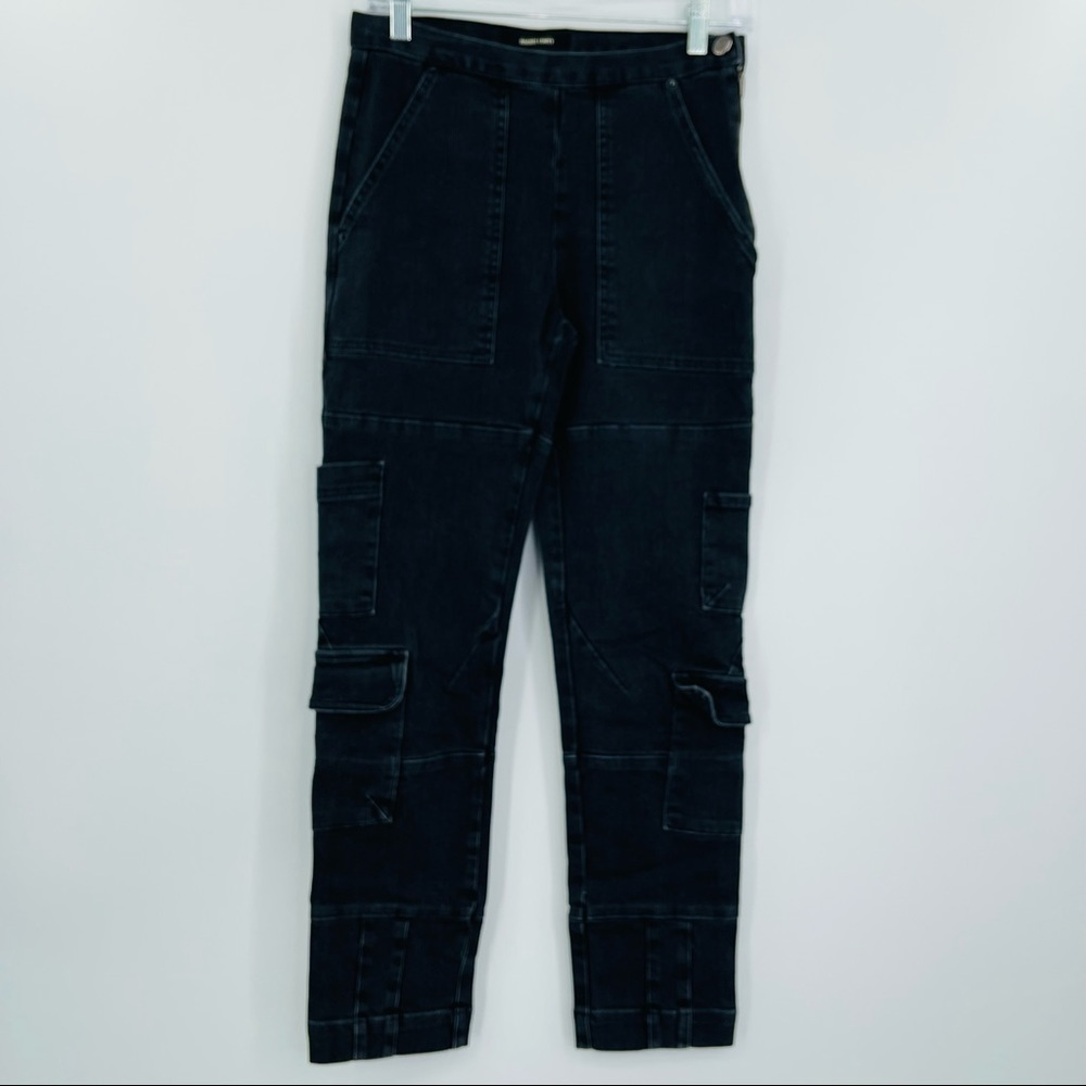 Rachel Comey storm pants washed black cargo skinny jeans women's‎ size 4
